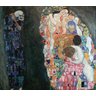 Morte e Vida - Klimt - Tela 30x34 Para Quadro - 1