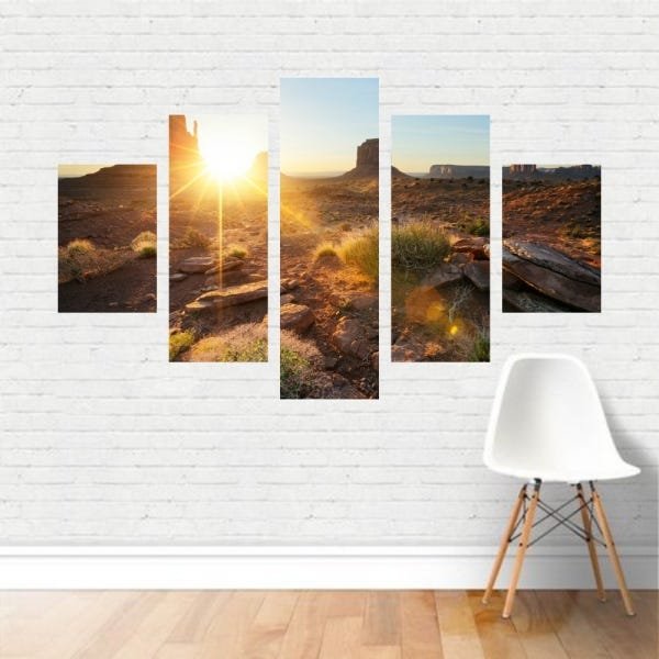 Quadro Cidades Monument Valley Arizona Estados Unidos Canvas - 1