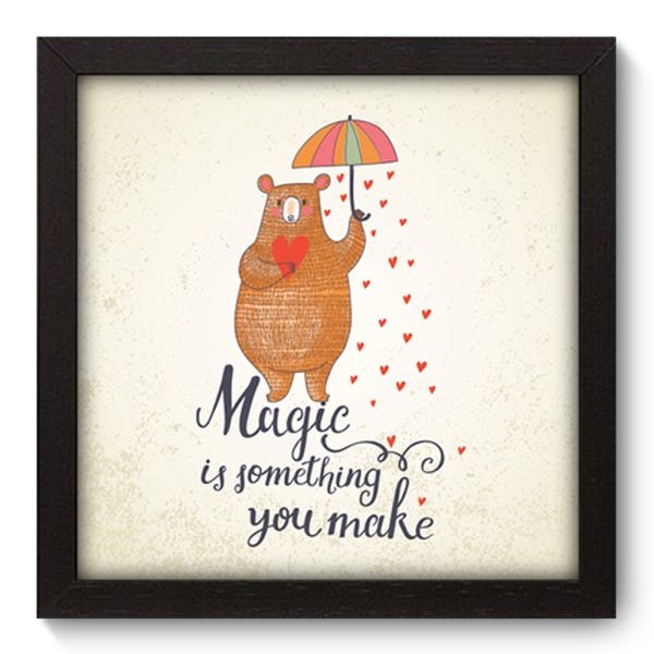 Quadro com Moldura - 22x22 - Magic - N3053 - 1