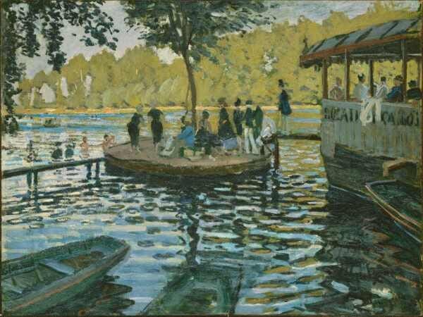 La Grenouillère - Monet - Tela 50x66 Para Quadro - 1
