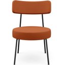 Ver imagem 3 de Poltrona Decorativa Para Sala De Estar Base Fixa Londres L02 Tecido Terracota - Lyam Lyam Decor
