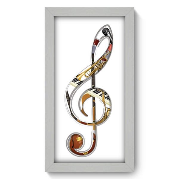 Quadro com Moldura - 19x34 - Clave de Sol - N1041 - 1