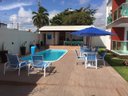 Ver imagem 2 de Ombrelone Guarda Sol 2,40m de Madeira com Base para Jardim Piscina - Nossakasa