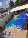 Ver imagem 3 de Ombrelone Guarda Sol 2,40m de Madeira com Base para Jardim Piscina - Nossakasa