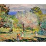 Crianças Mediterrâneo - Lebasque - Tela 50x61 Para Quadro - 1