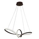 Ver imagem 1 de Pendente Moderno Marrom 76cm Led 45w 3 em 1 Bivolt Paris Luz