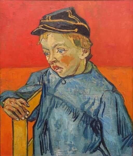 O Escolar - van Gogh - Tela 30x35 Para Quadro - 1