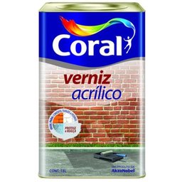 VERNIZ ACRILICO 18L CORAL 2453 - 10 VERNIZ ACRILICO 18L CORAL 2453 - 10