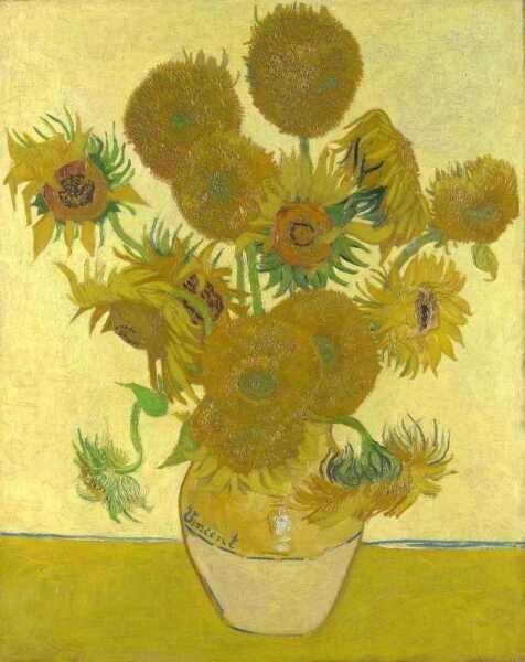 Girassóis (1888) - van Gogh - Tela 60x76 Para Quadro - 1
