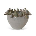 Ver imagem 1 de Vaso Decorativo em Cerâmica Pássaros 21cm Ev0005 Btc