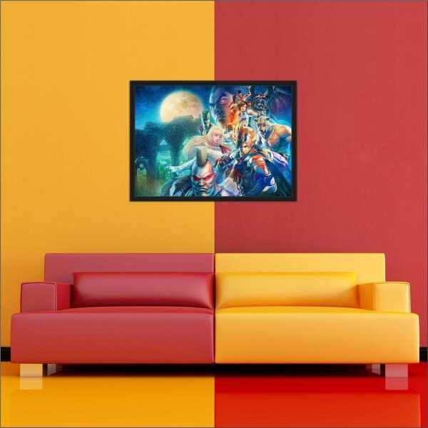 Quadro Game Jogos Tekken Com Moldura T03 - 4