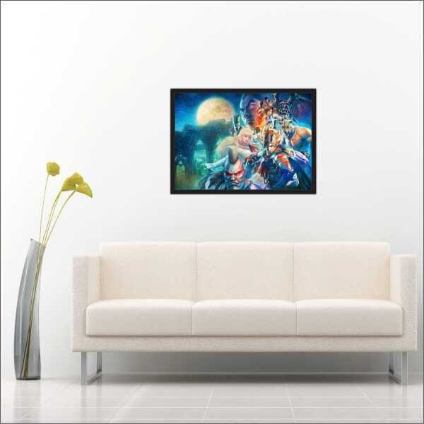 Quadro Game Jogos Tekken Com Moldura T03 - 2