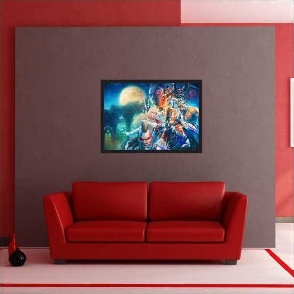Quadro Game Jogos Tekken Com Moldura T03 - 3