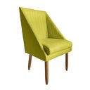 Ver imagem 3 de kit 04 Cadeiras Para Sala de Jantar Ana Pés Palito Suede Amarelo - D'Classe Decor