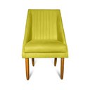 Ver imagem 2 de kit 04 Cadeiras Para Sala de Jantar Ana Pés Palito Suede Amarelo - D'Classe Decor
