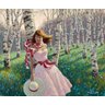 Dama da Primavera - Sarnoff - Tela 60x72 Para Quadro - 1