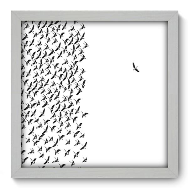 Quadro com Moldura - 33x33 - Pense Diferente - N1070 - 1