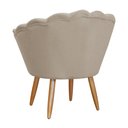 Ver imagem 3 de Poltrona Pétala Pés Palitos Sala Recepção Suede - S.a Móveis Estopar Poltrona Pétala Suede Suede Cap