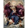 A Coroação da Virgem - Velázquez - Tela 50x66 Para Quadro - 1