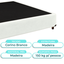 Ver imagem 2 de Cama Box Viuvo Branco Nature 128x188