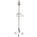 Ver imagem 3 de Mancebo Artesanal Porta Toalhas Para Decoração de Banheiro Libertas Rosas Artesanato Cabide de Pé