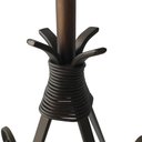 Ver imagem 7 de Mancebo Artesanal Porta Toalhas Para Decoração de Banheiro Libertas Rosas Artesanato Cabide de Pé