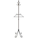 Ver imagem 1 de Mancebo Artesanal Porta Toalhas Para Decoração de Banheiro Libertas Rosas Artesanato Cabide de Pé