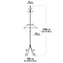 Ver imagem 2 de Mancebo Artesanal Porta Toalhas Para Decoração de Banheiro Libertas Rosas Artesanato Cabide de Pé