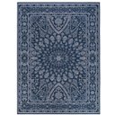 Ver imagem 1 de Tapete Sala Quarto Antiderrapante Tipo Belga Persa Clássico:gardenia Azul/2,00x2,50m