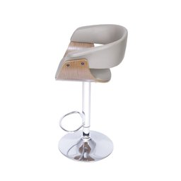 Banqueta Giratória Elba - Fendi | Cromada - 3