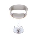 Ver imagem 2 de Banqueta Giratória Elba - Fendi | Cromada