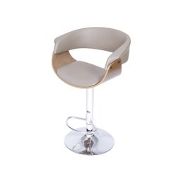 Banqueta Giratória Elba - Fendi | Cromada - 1