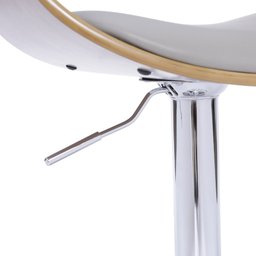 Banqueta Giratória Elba - Fendi | Cromada - 4