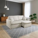 Ver imagem 1 de Sofá Retrátil e Reclinável 200cm com Almofadas Decorativas Liv Yescasa