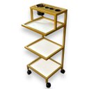 Ver imagem 1 de Carrinho Auxiliar com 3 Repartições para Salão de Beleza, Manicure, Atendimento em Clinicas