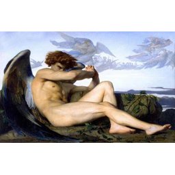 Anjo Caído - Cabanel - Tela 30x47 Para Quadro - 1