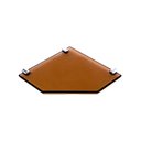 Ver imagem 1 de Porta Shampoo de Canto Reto em Vidro Bronze Lapidado - Aquabox - 20cmx20cmx8mm