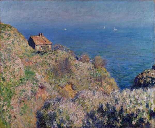 A Casa do Pescador - Monet - Tela 30x36 Para Quadro - 1