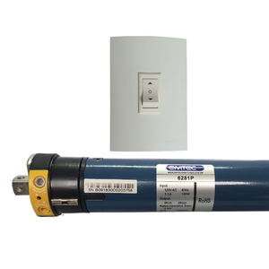 Motor Tubular C/ Botoeira P/ Persiana/toldo 20n 45kg 110v - Emteco