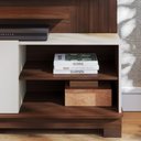 Ver imagem 4 de Home Theater 2 Portas para TV'S até 65" Jurerê - Nogueira Real/Off White Matte