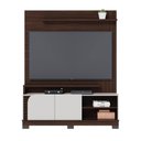 Ver imagem 1 de Home Theater 2 Portas para TV'S até 65" Jurerê - Nogueira Real/Off White Matte