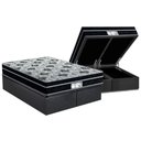 Ver imagem 1 de Cama Box Baú Crc Queen +Colchão Molas Bonnel Born Probel 158x198
