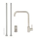 Ver imagem 5 de Torneira Misturador Monocomando para Cozinha de Mesa Bica Alta 1/2" Coral Aço Inox Addra
