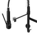 Ver imagem 5 de Torneira Cozinha Gourmet Parede Gatilho Spray Preto/black