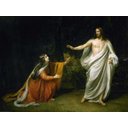 Ver imagem 1 de Aparição Cristo a Maria - Ivanov - Tela 50x66 Para Quadro