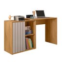 Ver imagem 1 de Mesa de Computador com Porta de Correr Future Marrom Caemmun