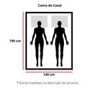Ver imagem 2 de Cama de Casal Maiorca de Madeira Maciça Angelim Pedra/tauari - Imbuia