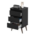 Ver imagem 4 de Mesa de Cabeceira Mundo Retrô Preto