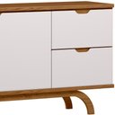Ver imagem 6 de Aparador Buffet para Sala de Jantar 2 Portas 2 Gavetas Vicky N01 Ypê Off White - Lyam Decor