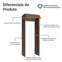 Ver imagem 3 de Porta-Geladeira 83 cm 1 Porta Basculante Rustic Stella Madesa Rustic